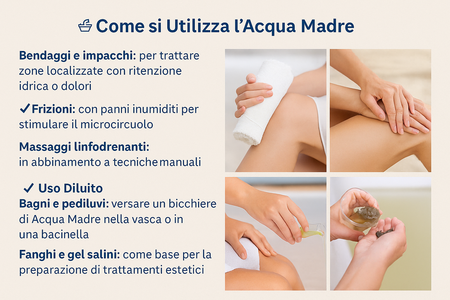 come si utilizza l'acqua madre